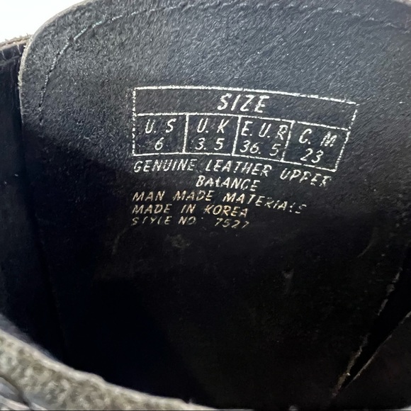 Skechers Tall Boots Genuine Leather Lace Up Platform Moto Combat Biker Size 6 - Picture 12 of 15